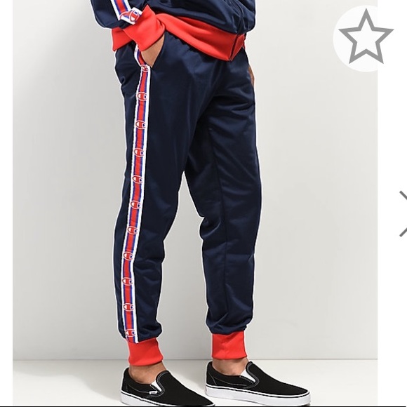 Champion Other - Champion c tape blue and red track pants